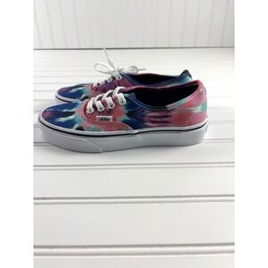 Vans Tie Dye Multi Canvas Low Top Sneakers Unisex Women's 6 Men's 4.5 Casual